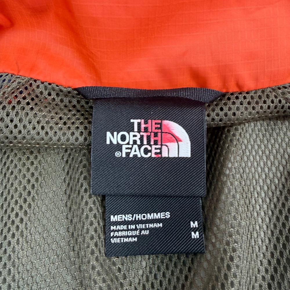 Gorpcore Colorblock Windbreaker North Face Full Zip Jacket Orange Navy TNF X M - Picture 8 of 12